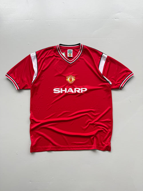 Score Draw Manchester United Sharp Retro Football Shirt - 2XL