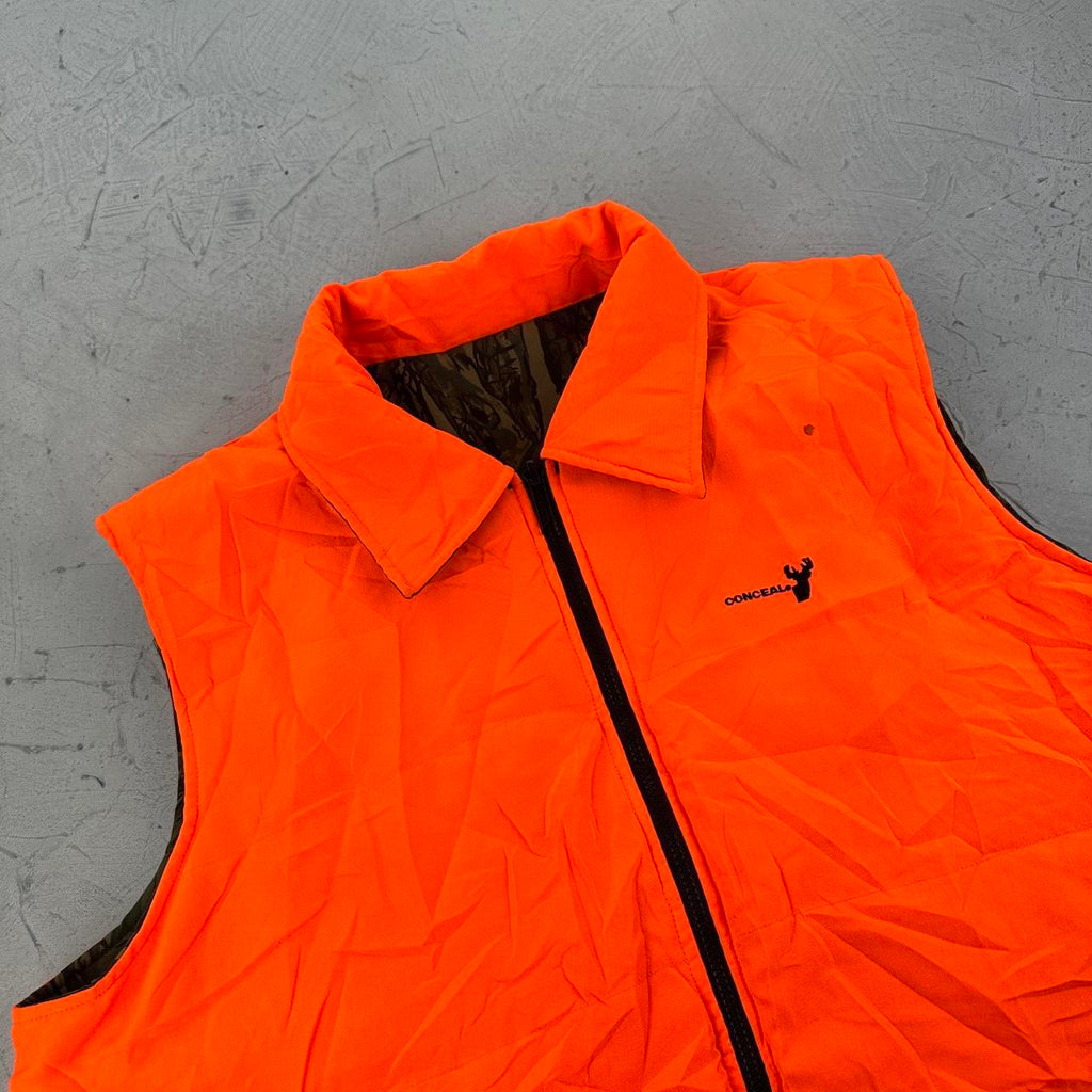 Real Tree Reversible Canvas Hunting Vest - XL