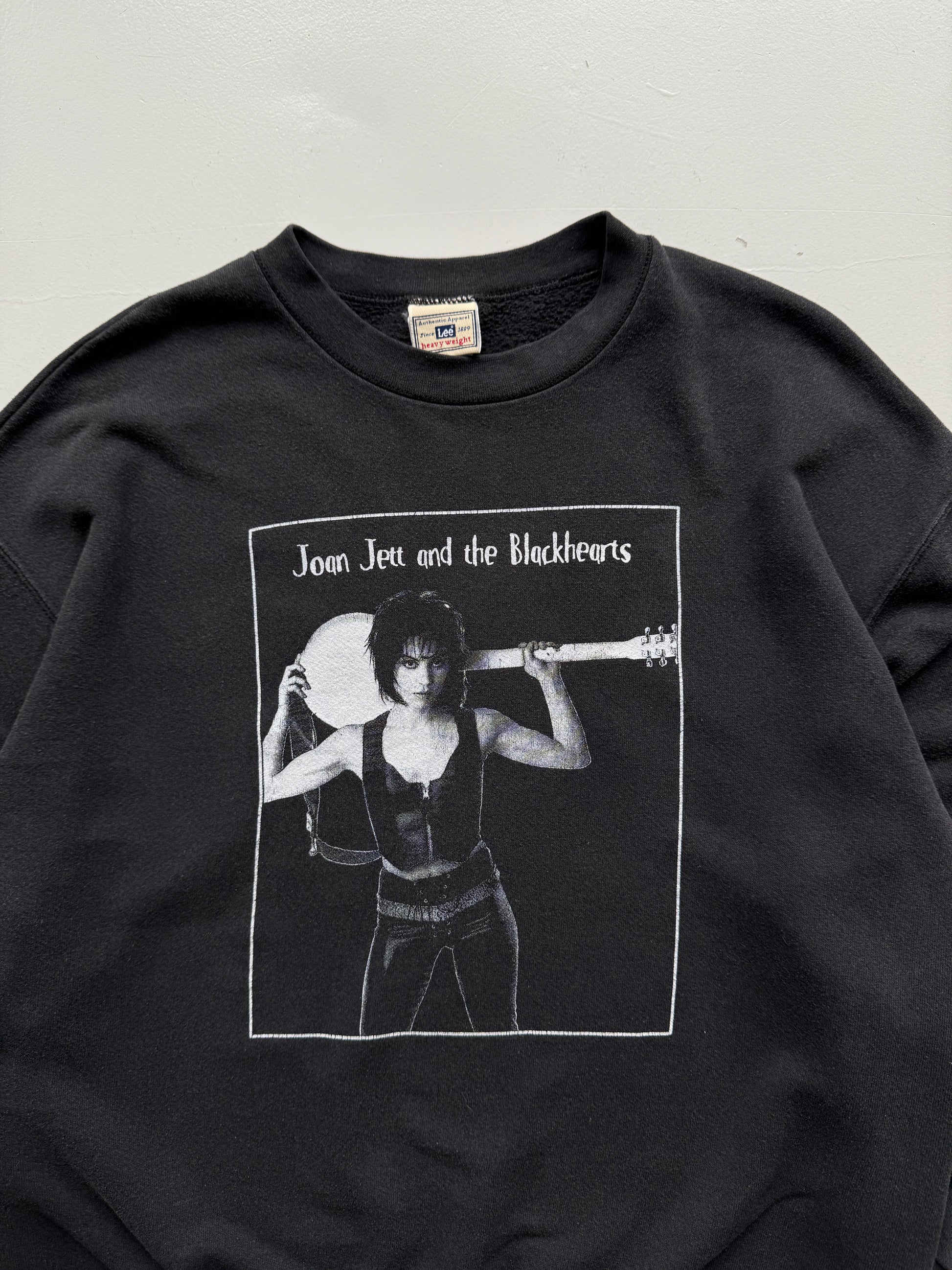 Black Joan Jett and The Blackhearts Vintage Sweatshirt 90's Crewneck - Medium
