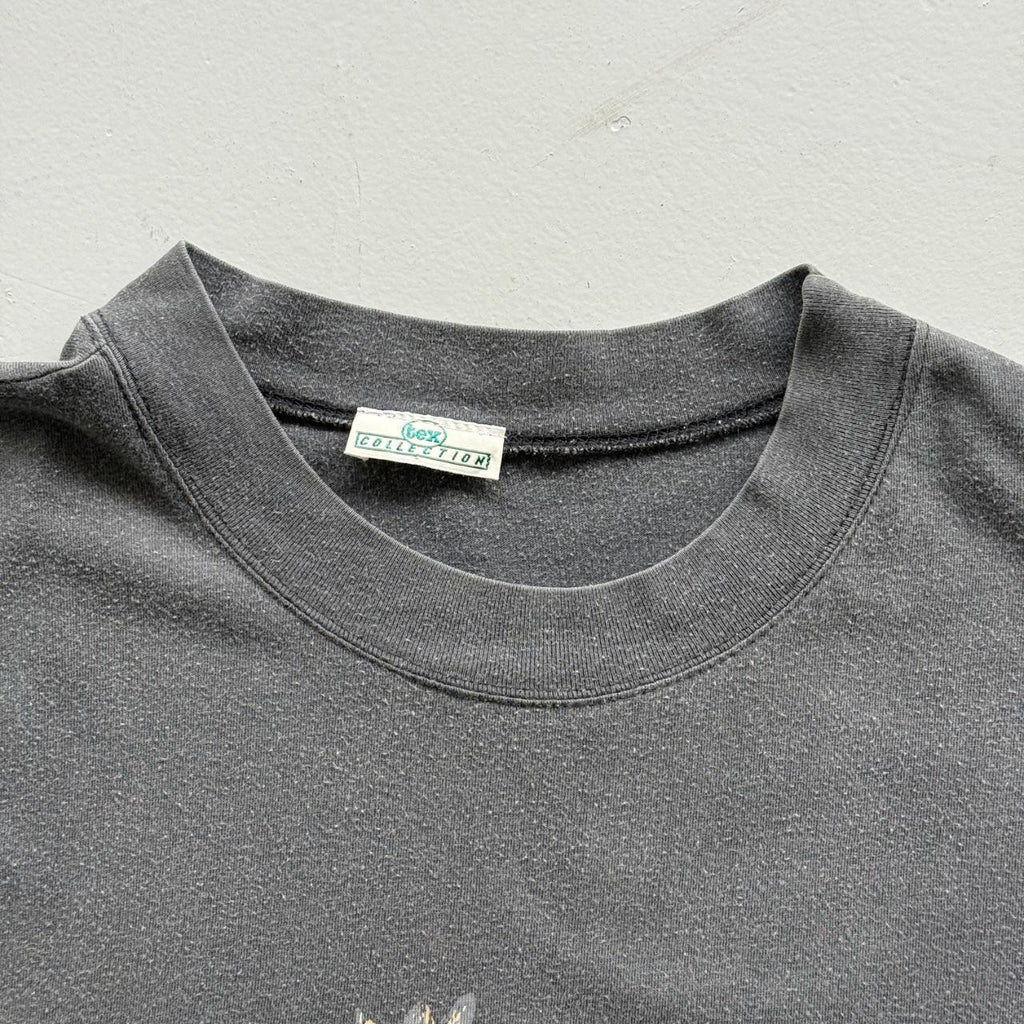 Faded Black Expedition with Basics 90s Vintage T-Shirt - Large