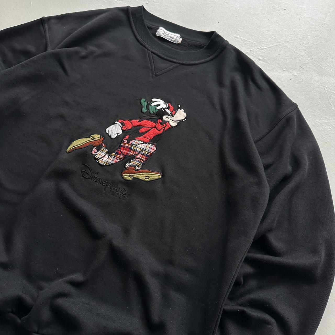 Black Goofy Disney 90’s Vintage Graphic Sweatshirt - Medium