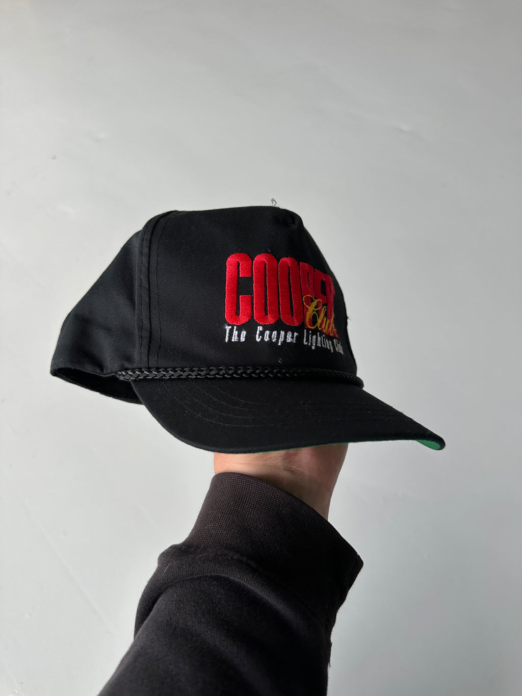 Black Cooper Lighting Club Vintage SnapBack Cap