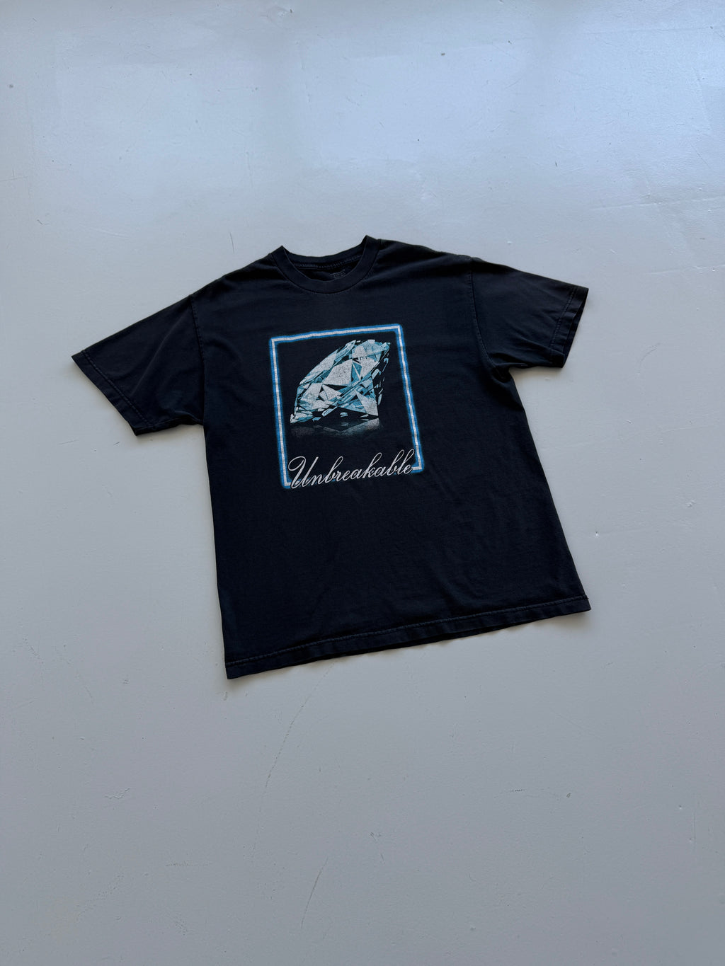 Black Unbreakable 00's Vintage Graphic Skate T-Shirt - Medium