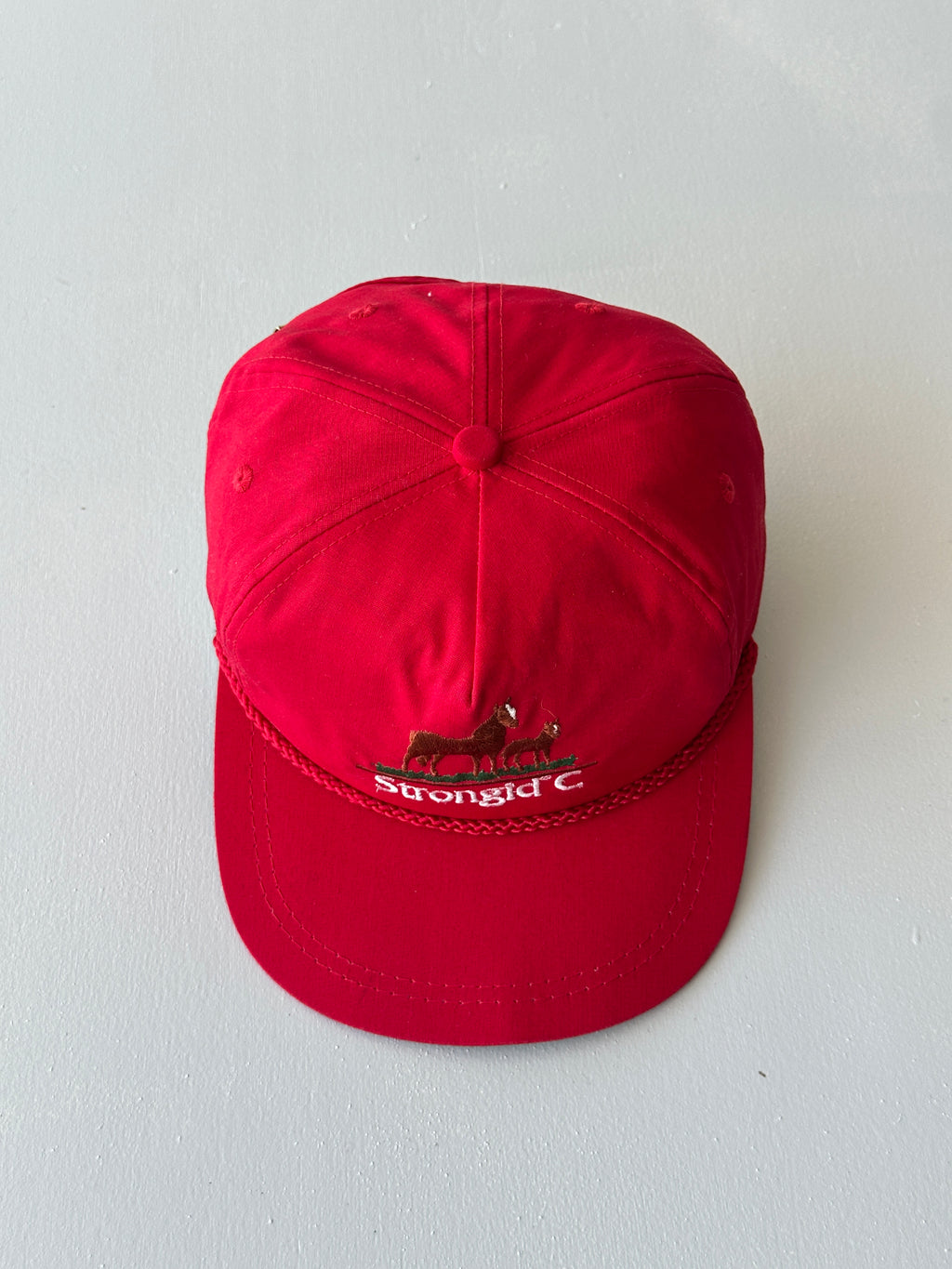 Red Horses Strongid C Vintage SnapBack Trucker Cap