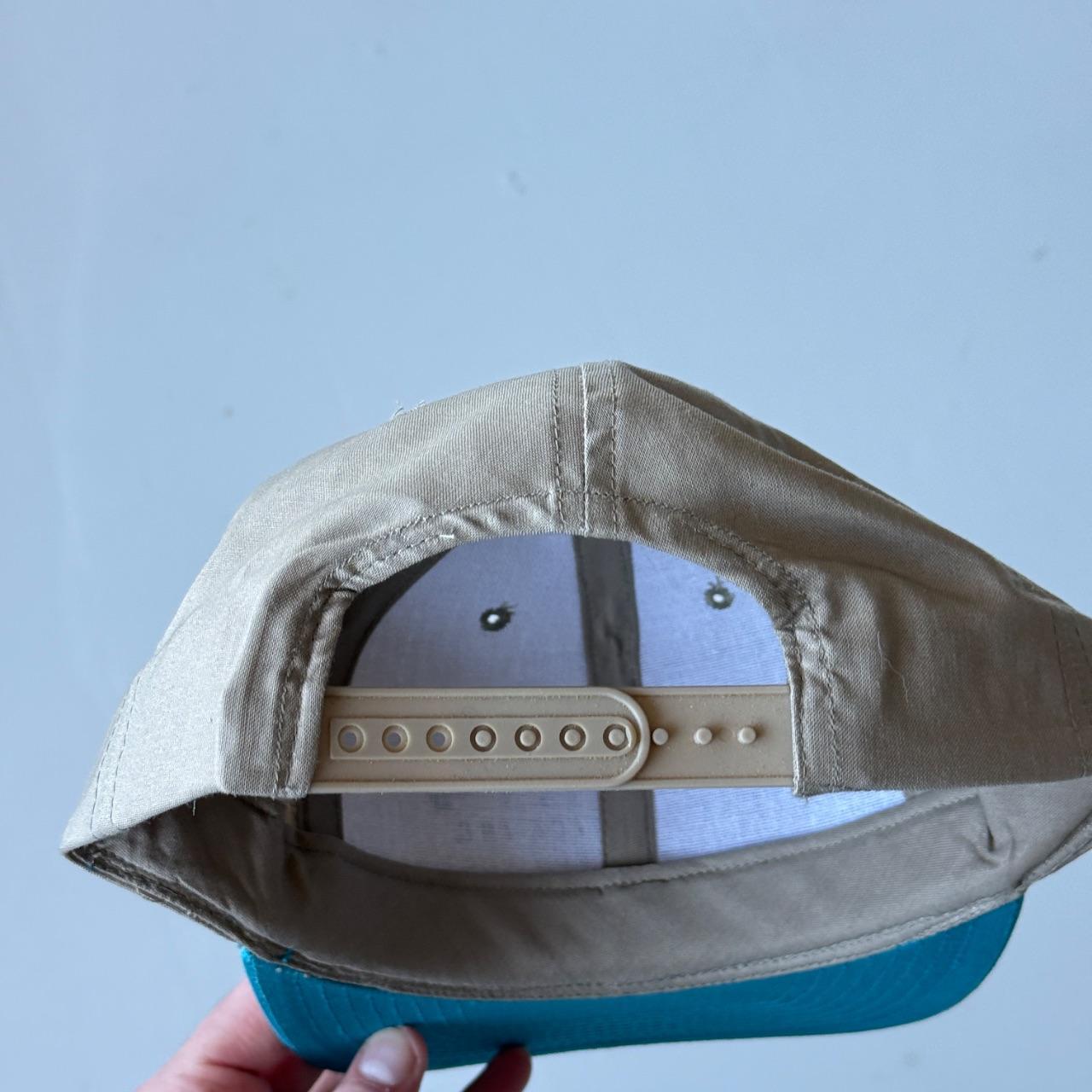 Beige / Blue O'Hare Vintage SnapBack Trucker Cap