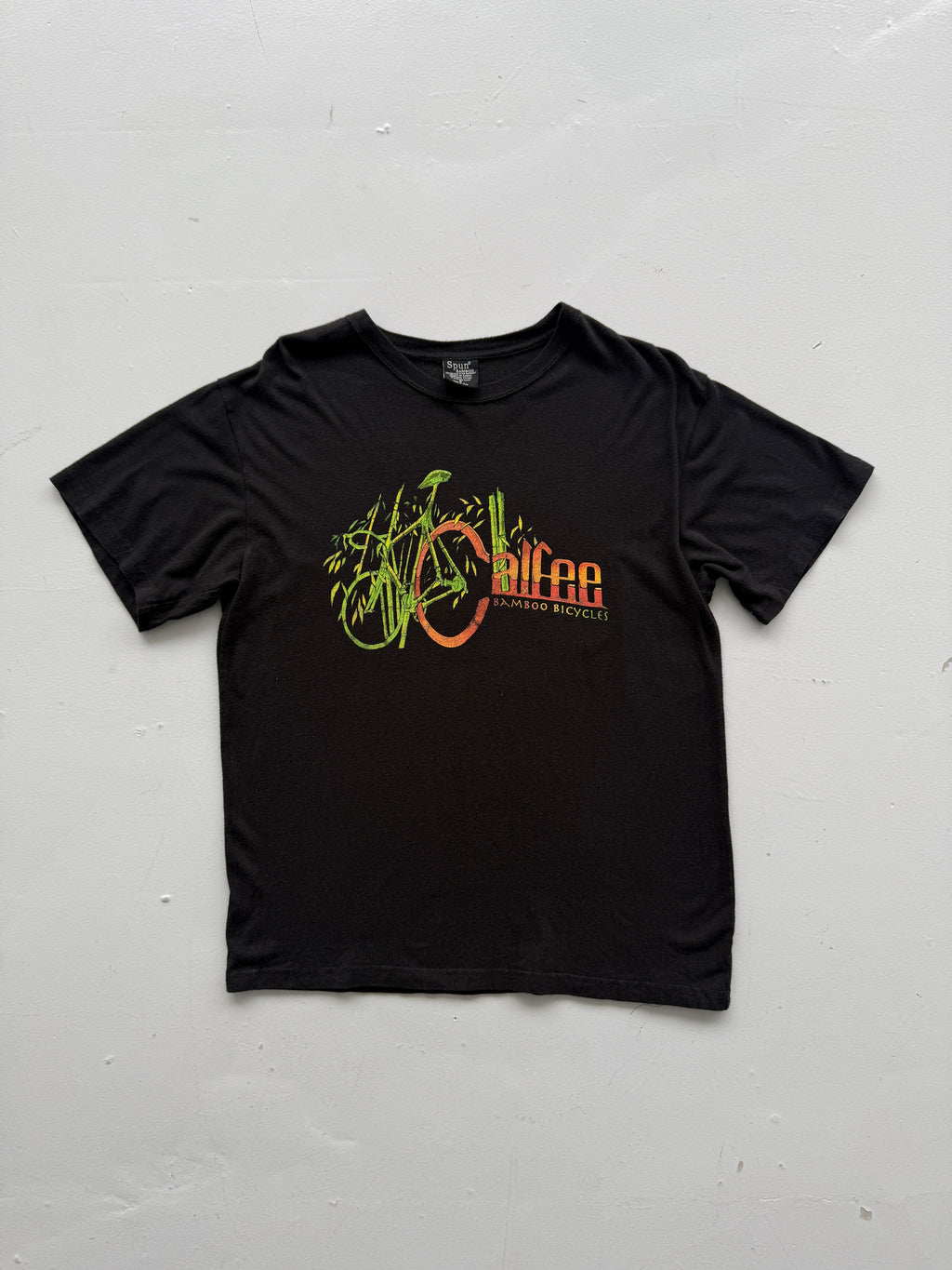 Black Bamboo Bicycles 00's Vintage Graphic Tourist T-Shirt - Small