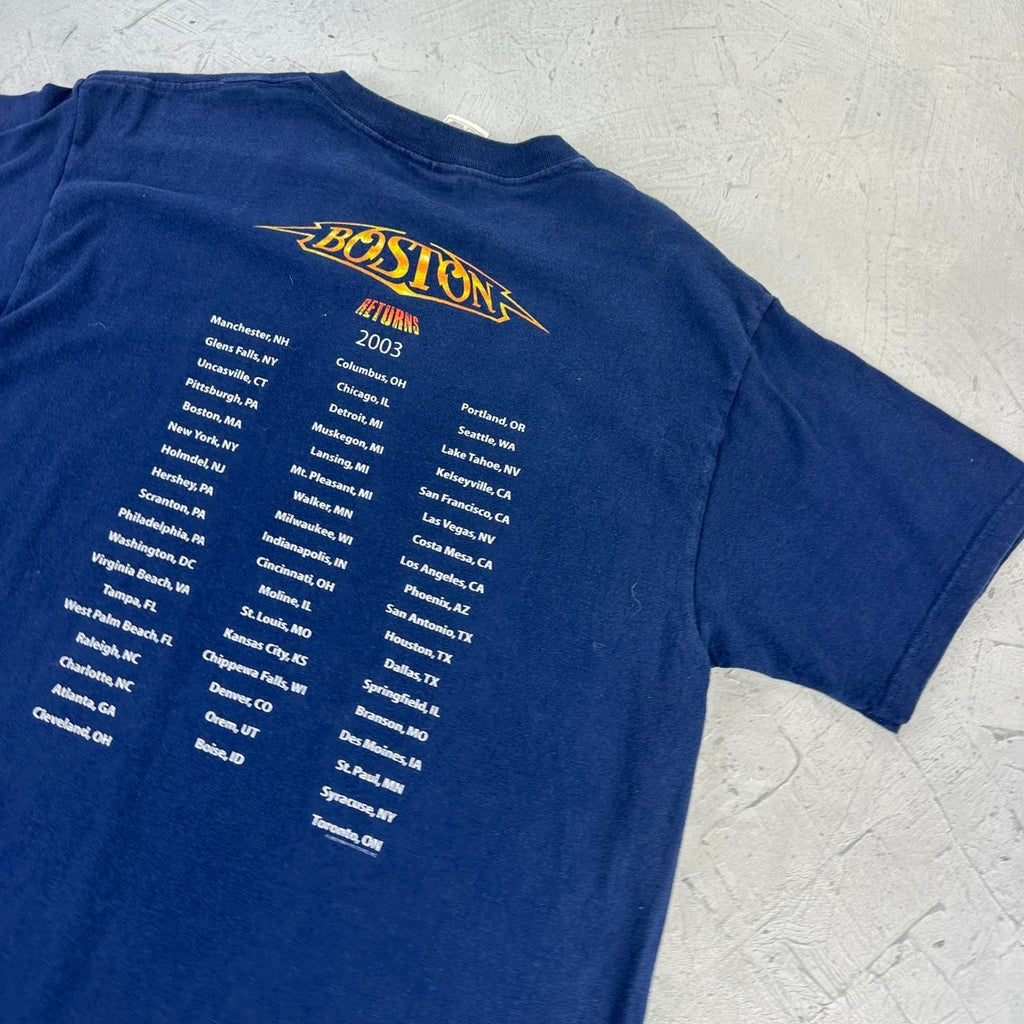 Boston 2003 00’s vintage Navy T-shirt - Large