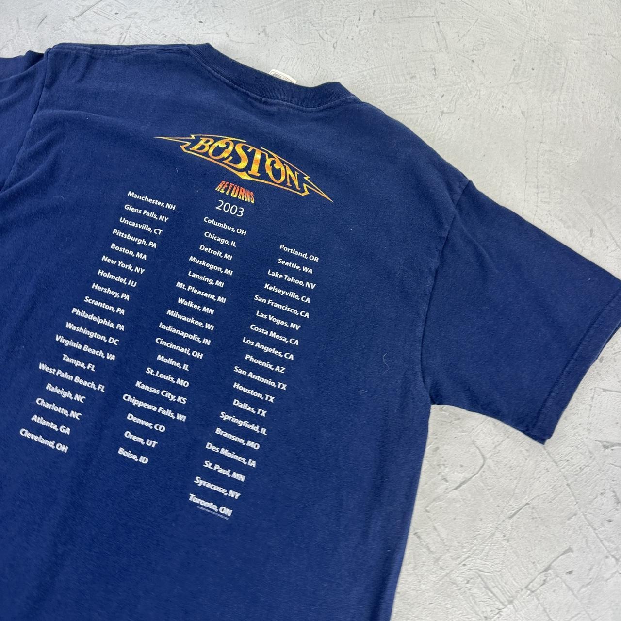 Boston 2003 00’s vintage Navy T-shirt - Large