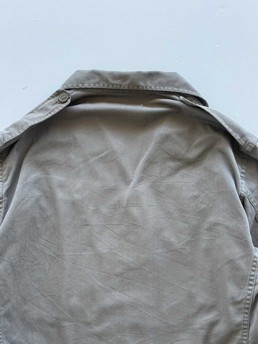 Green French Army Military 80's Vintage Field Jacket - Medium