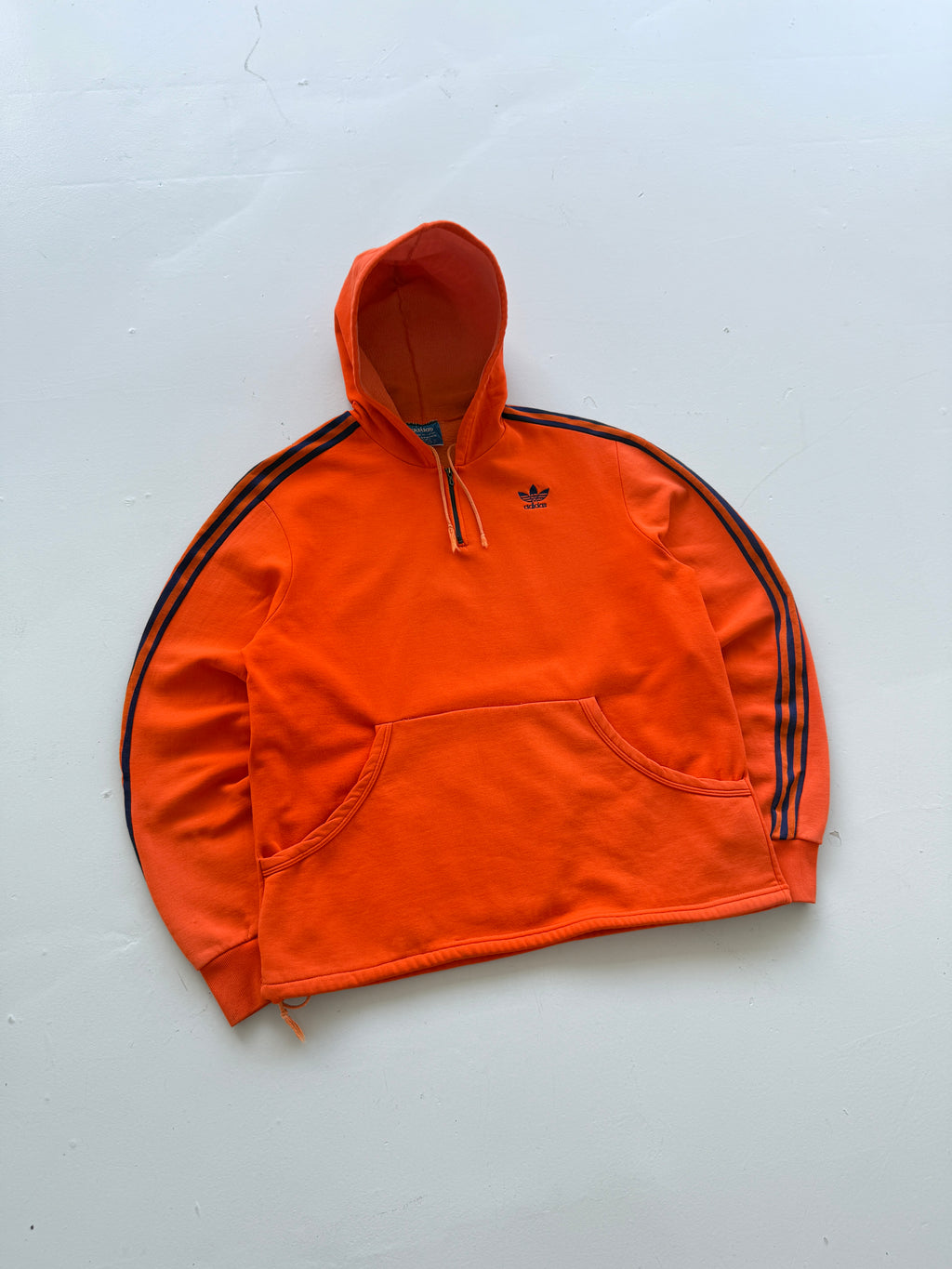 Adidas Ventex Made in France 70's Vintage Pullover Hoodie - Small