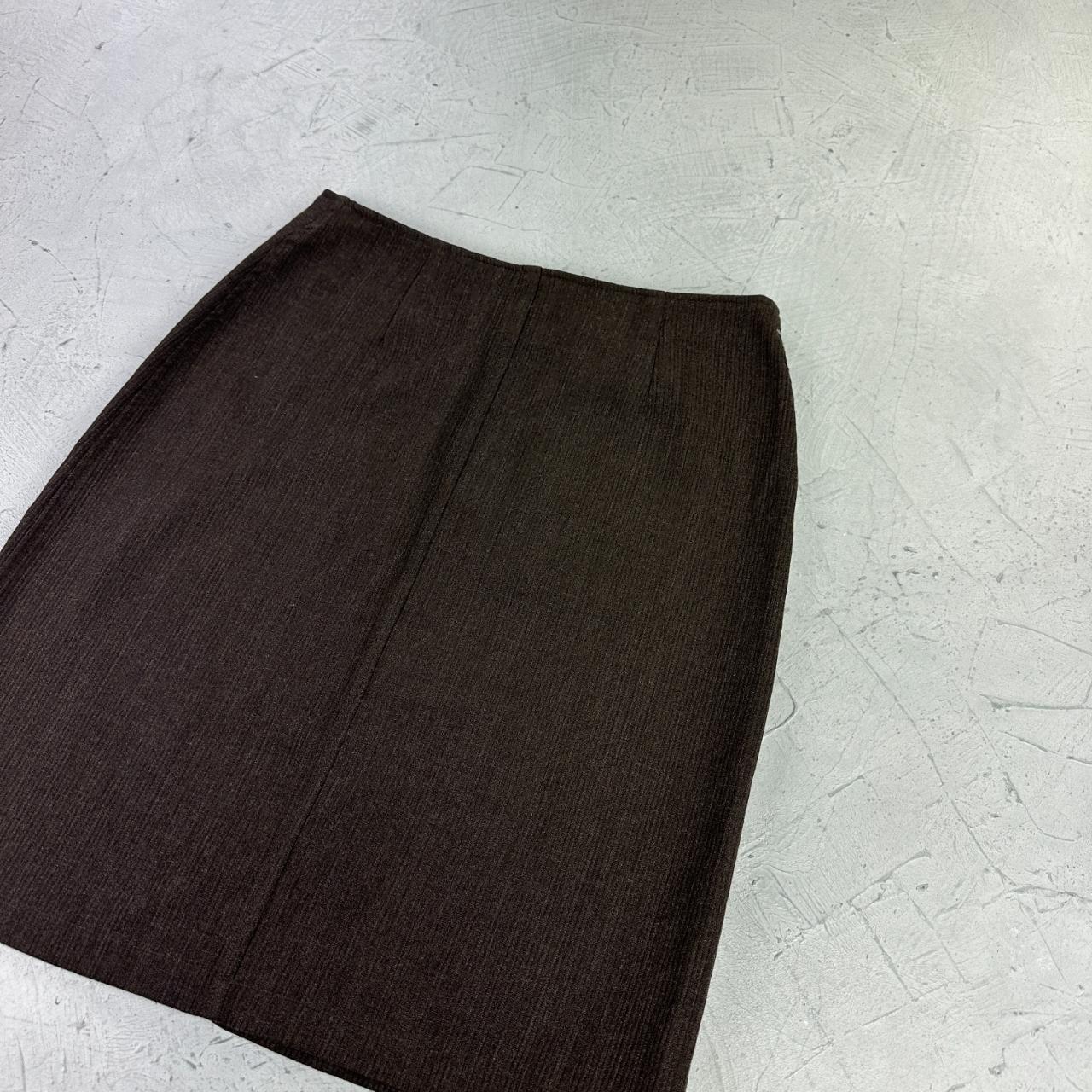 Armani Brown Vintage Skirt - W28 L21 Small