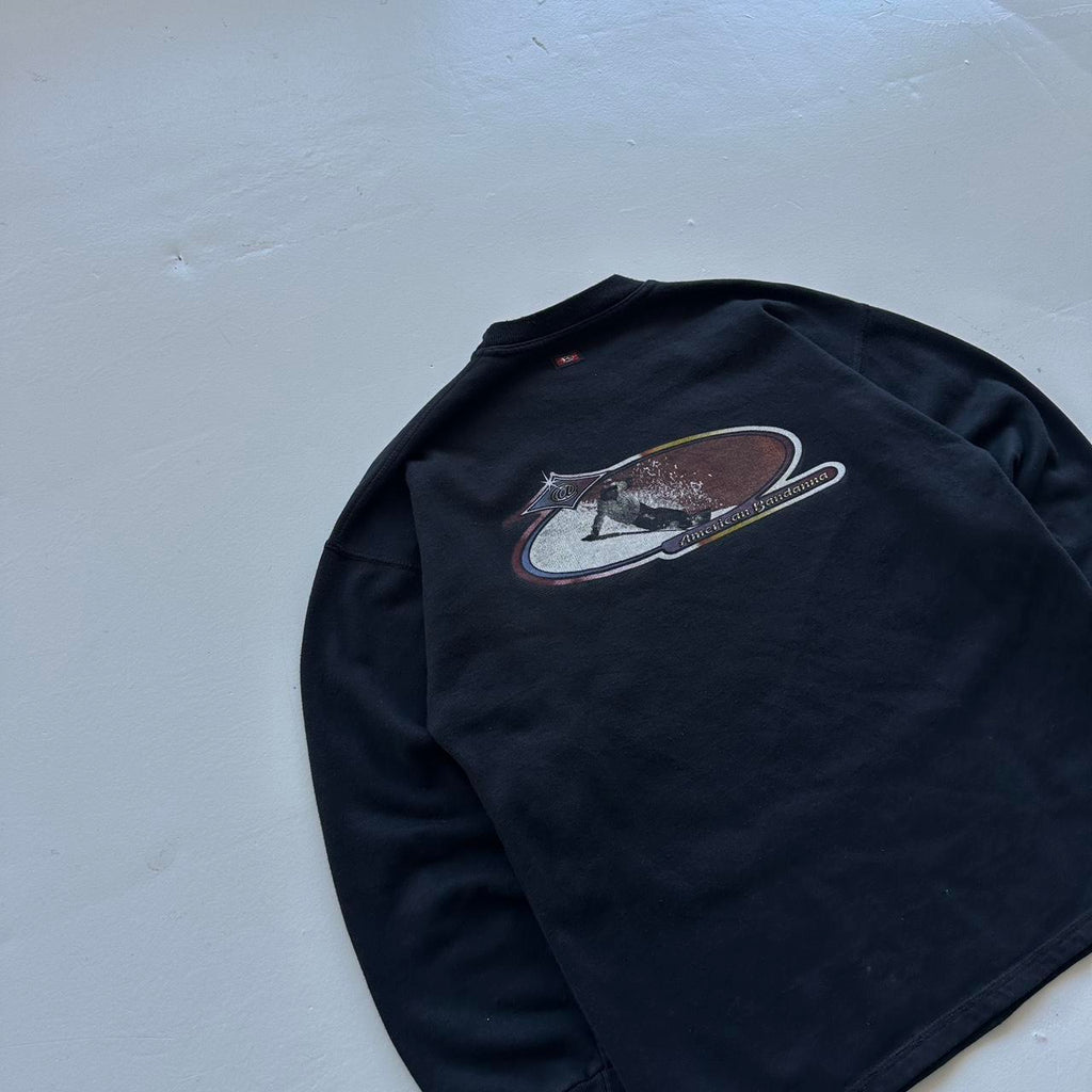 Black Anba Snowboarding 90’s Vintage Graphic Sweatshirt - Medium