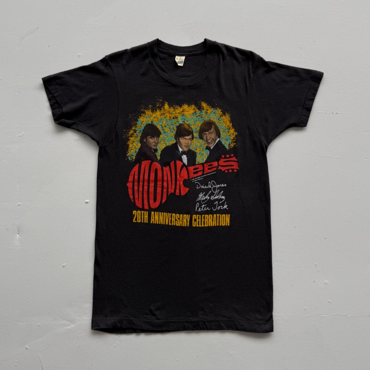 Black Monkees 80s Vintage Graphic Band T-Shirt - Small