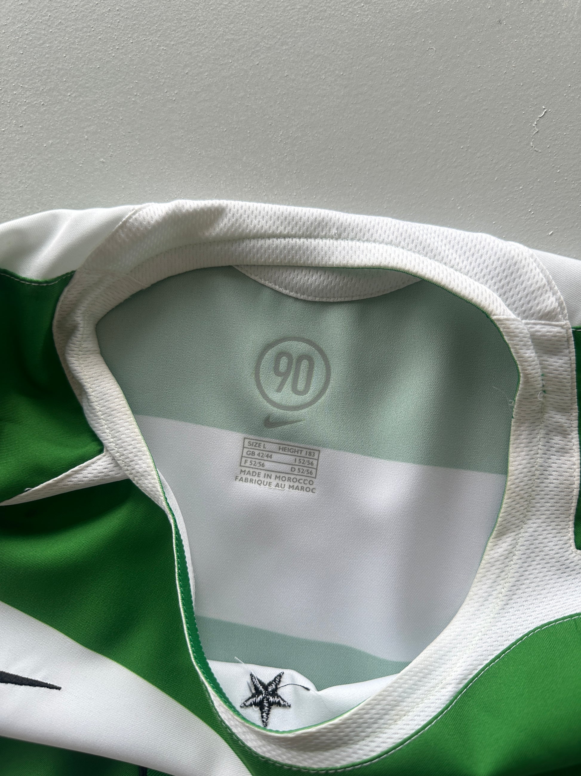 Nike Celtic FC Carling Sponsor 00's Vintage Home Football Shirt - Large