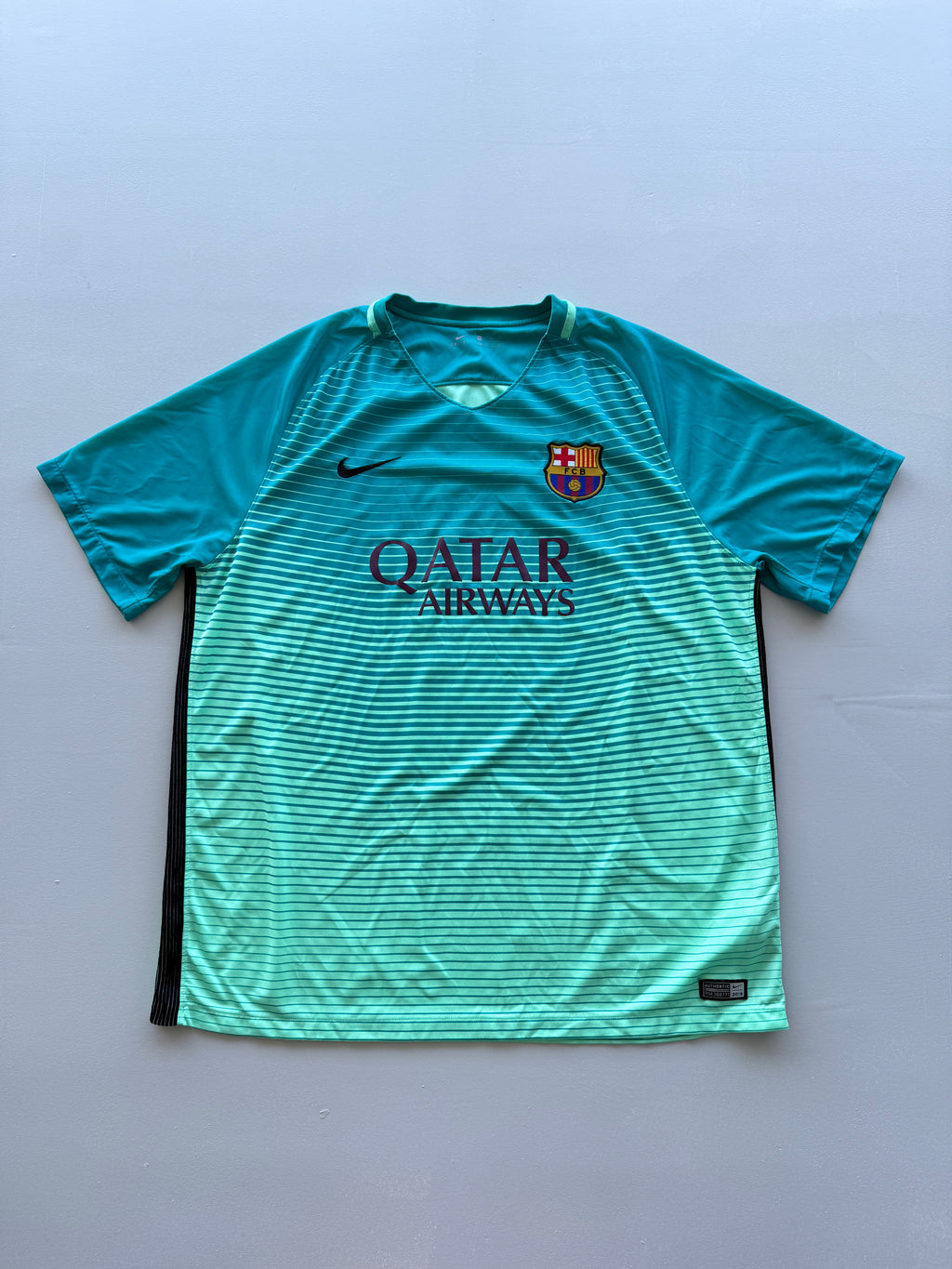 Nike FC Barcelona 2016-17 Third Vintage Football Shirt - XL
