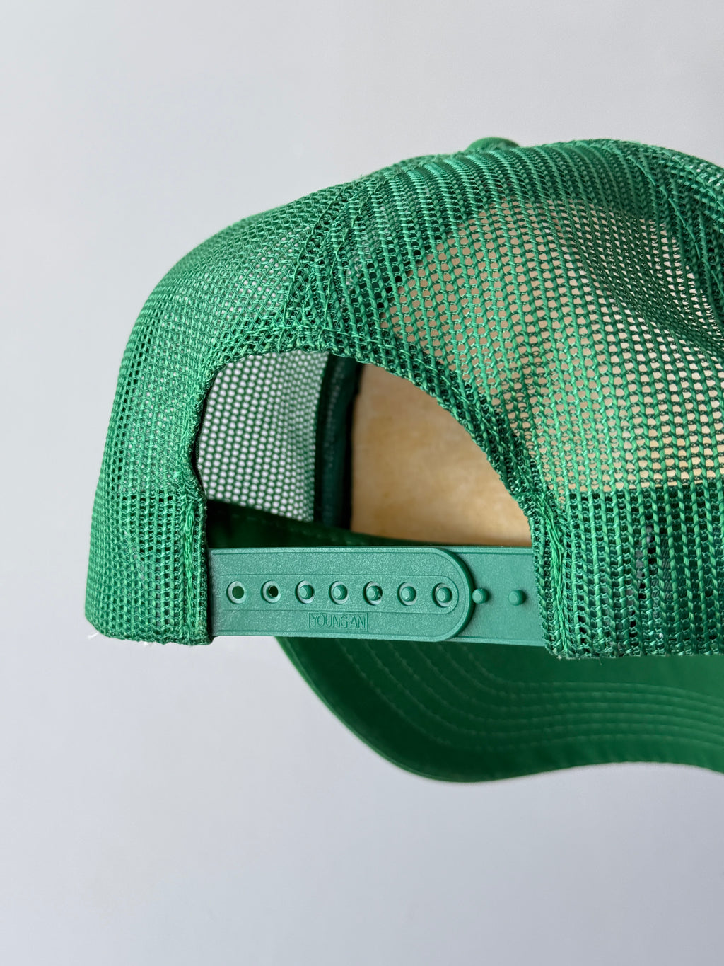 Green / White O'Malley's Irish Shamrock 80's Vintage Foam and Mesh SnapBack Truc