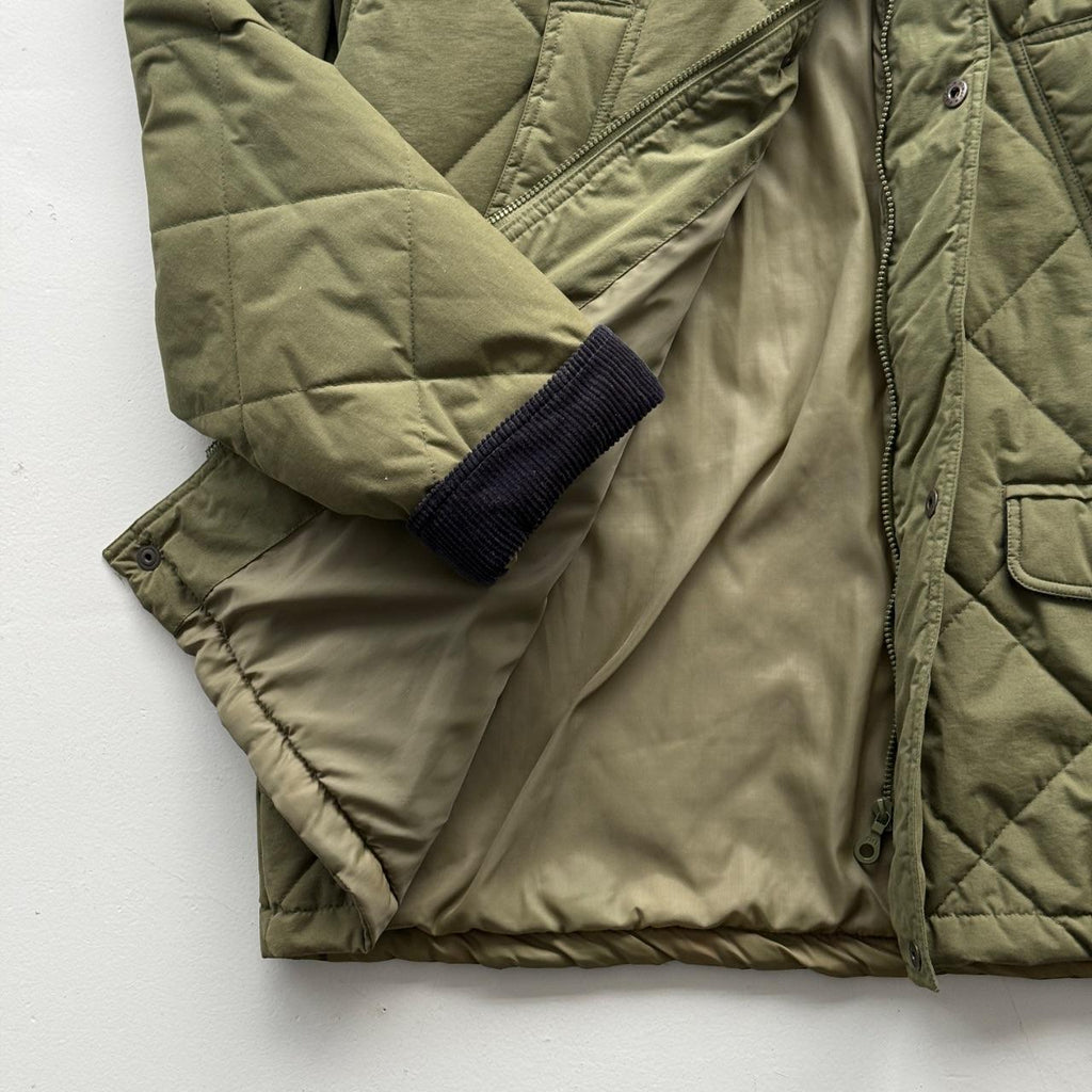 Green Kappa 90's Heavy Duty Quilted Jacket - XL