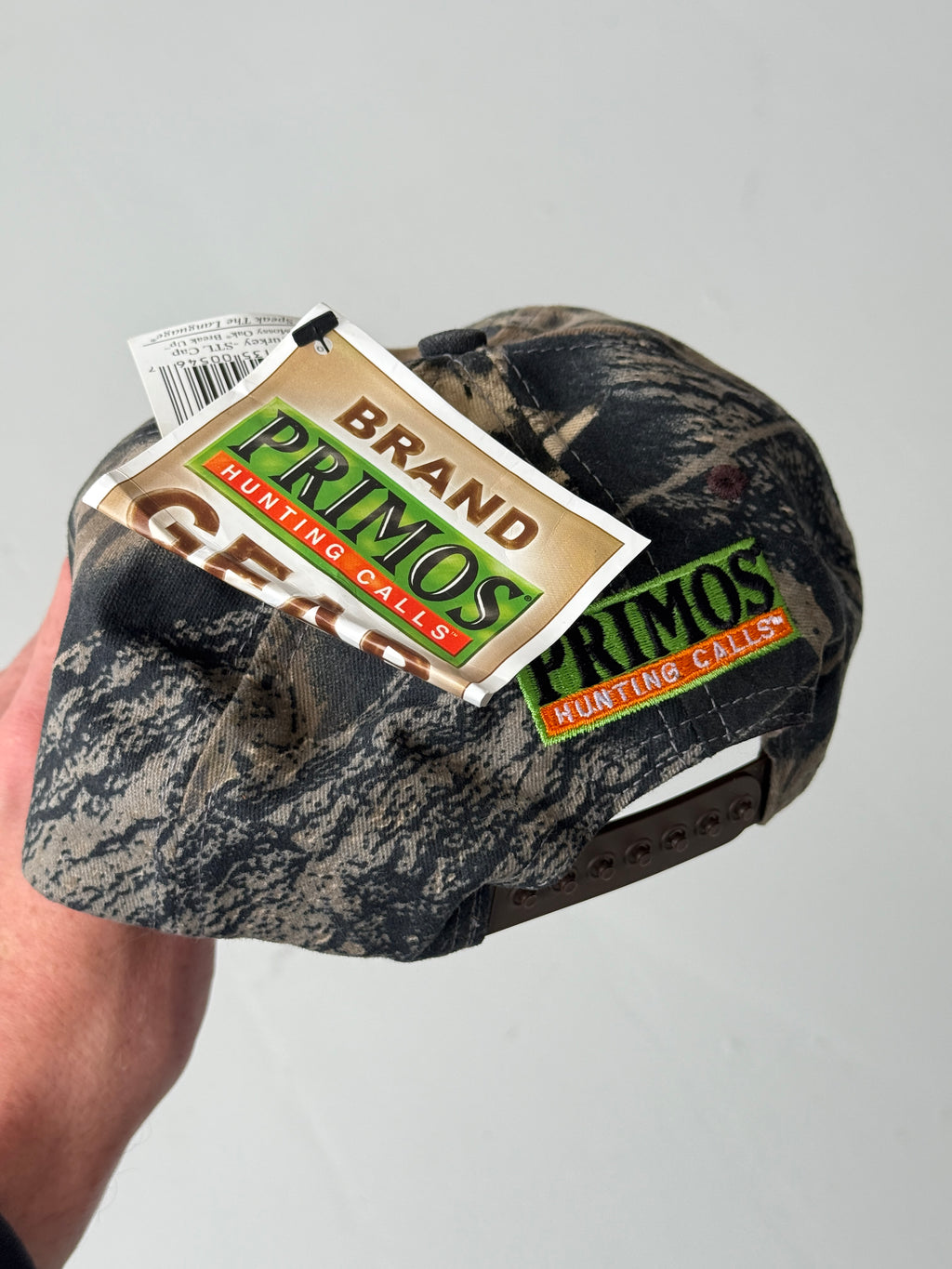 Green Camo Primos Hunters Vintage Cotton SnapBack Trucker Cap