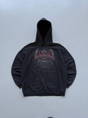 Harley-Davidson Bordeaux France Y2K Vintage Hoodie - XL