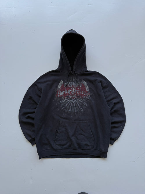 Harley-Davidson Bordeaux France Y2K Vintage Hoodie - XL