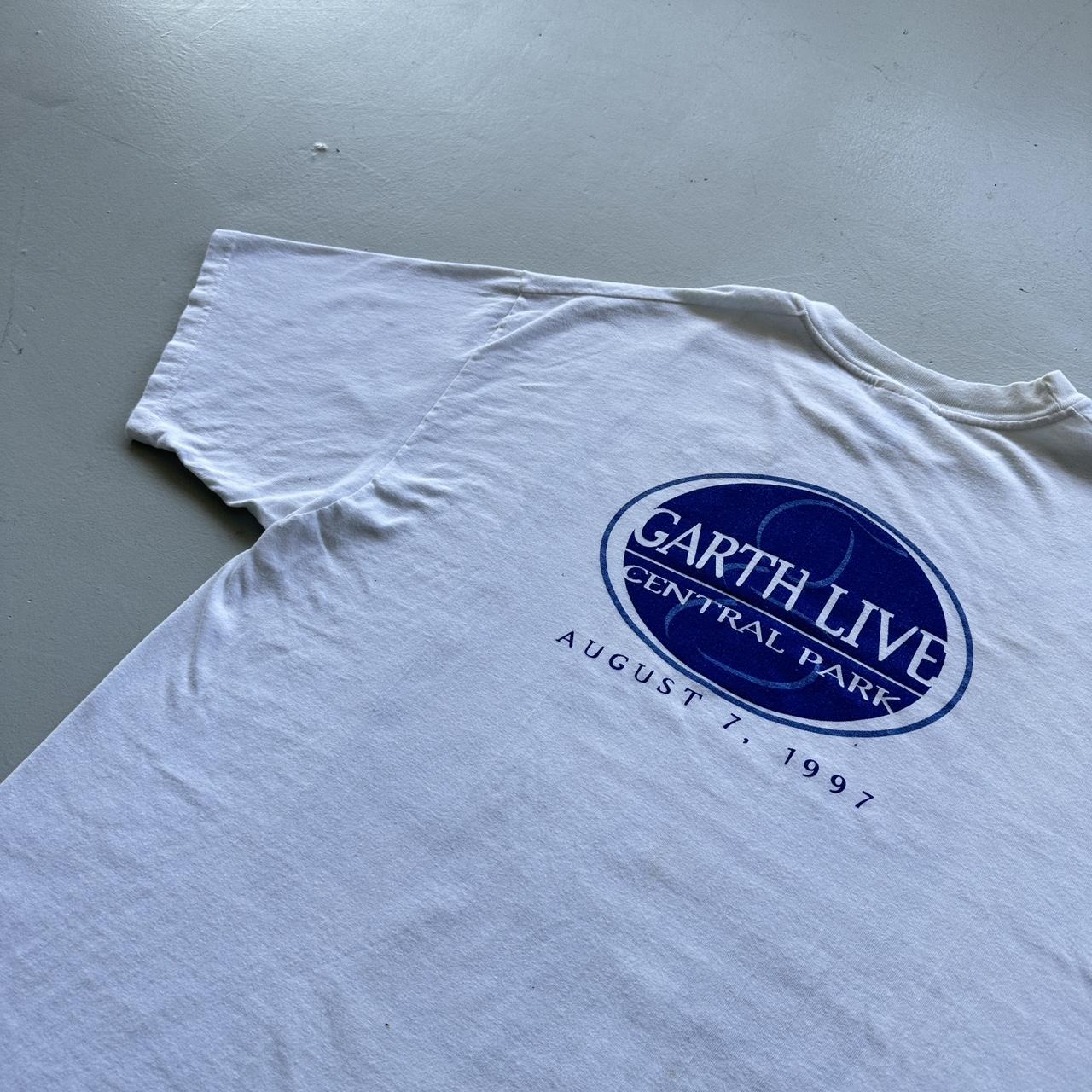 White Garth Brooks History Country 1997 Vintage 90's T-shirt - XL