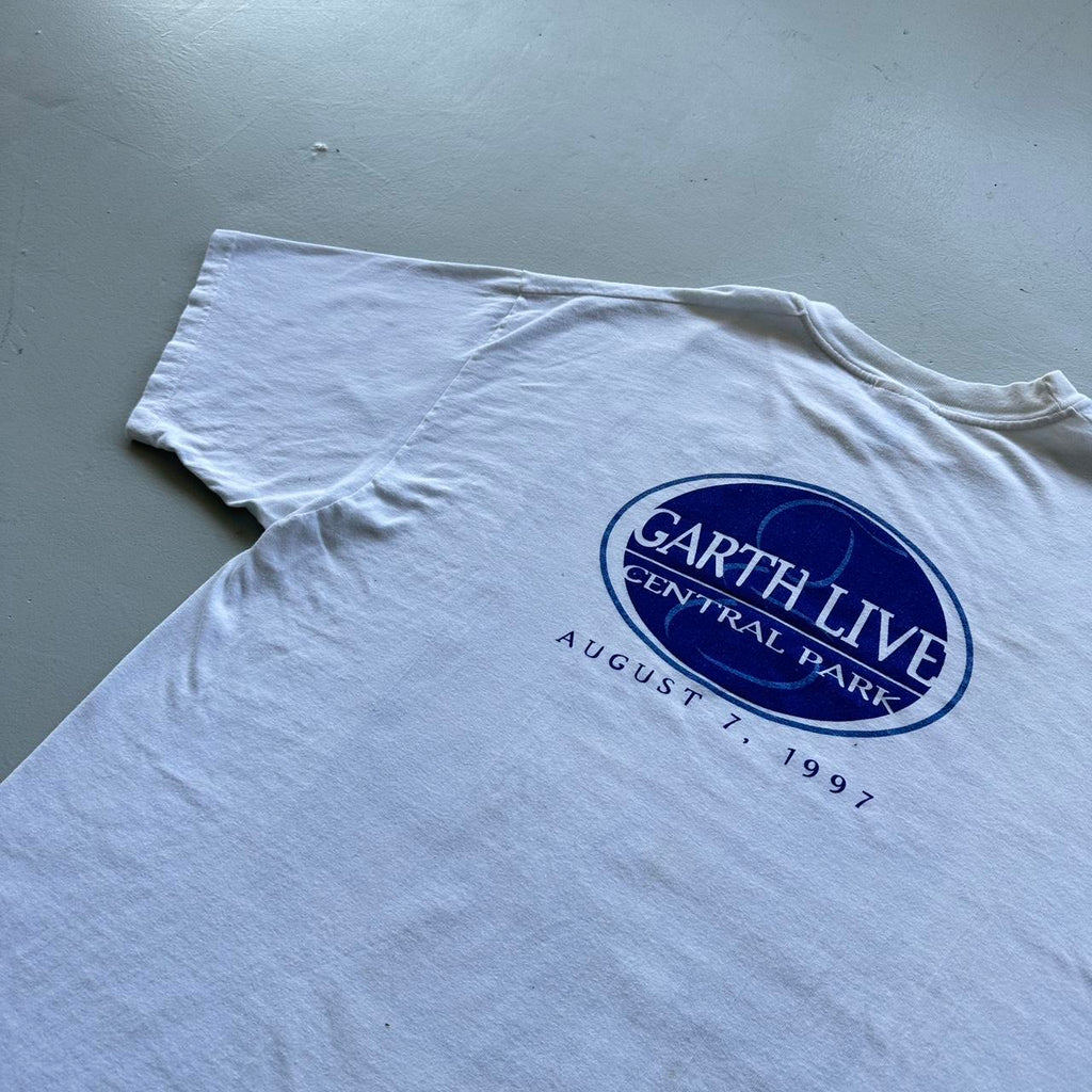 White Garth Brooks History Country 1997 Vintage 90's T-shirt - XL