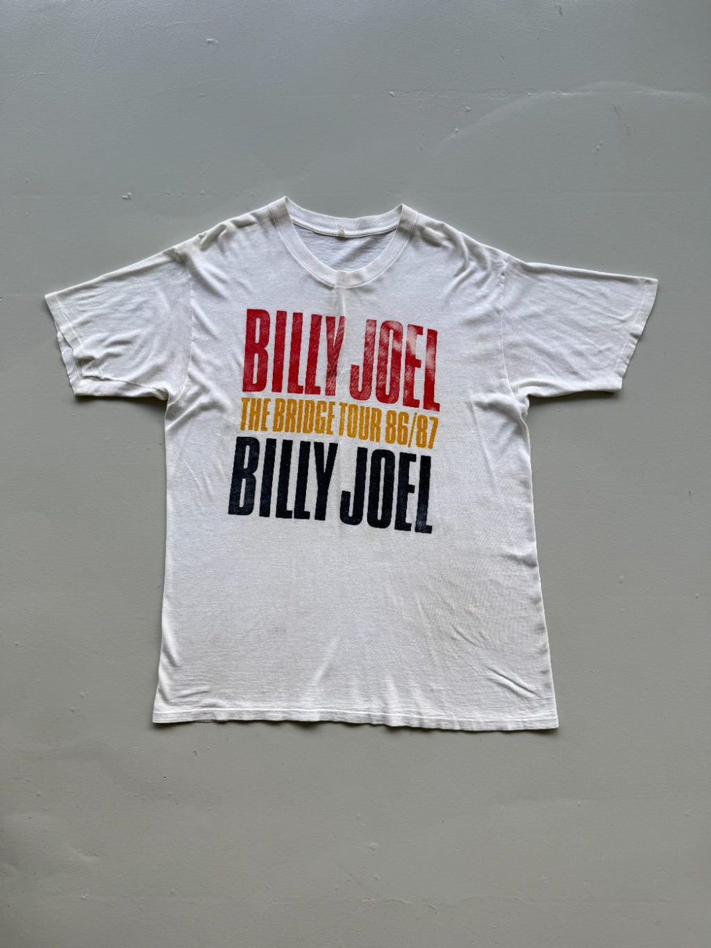 Billy Joel The Bridge Tour 86/87 80's Vintage Band T-Shirt - Large