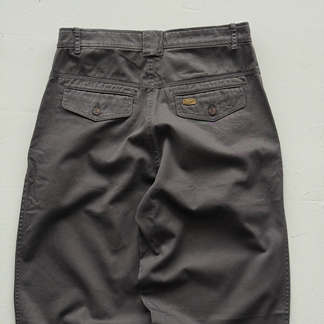 Grey Reebok 90’s Deadstock Pleated Trousers - Medium