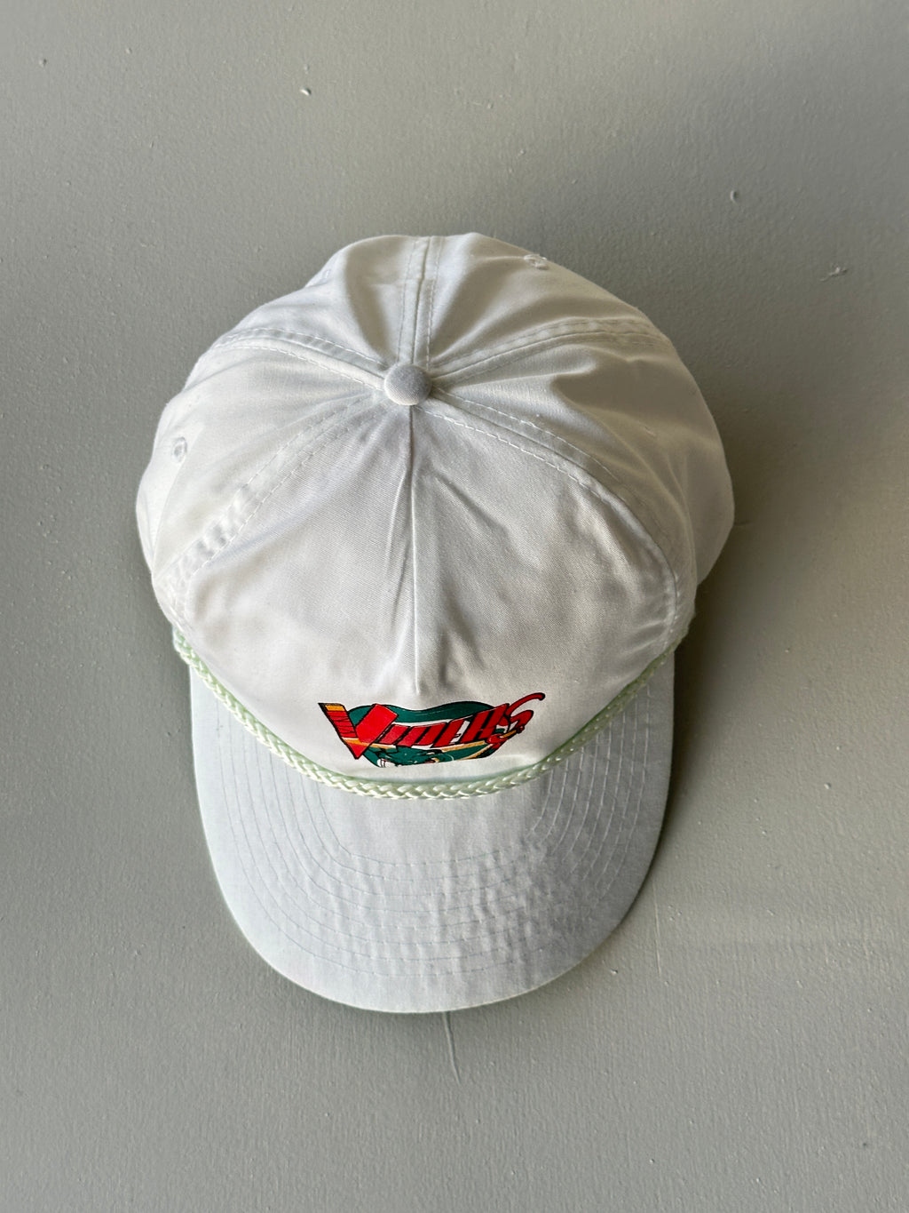 White Vipers Hockey 90's Vintage SnapBack Trucker Cap