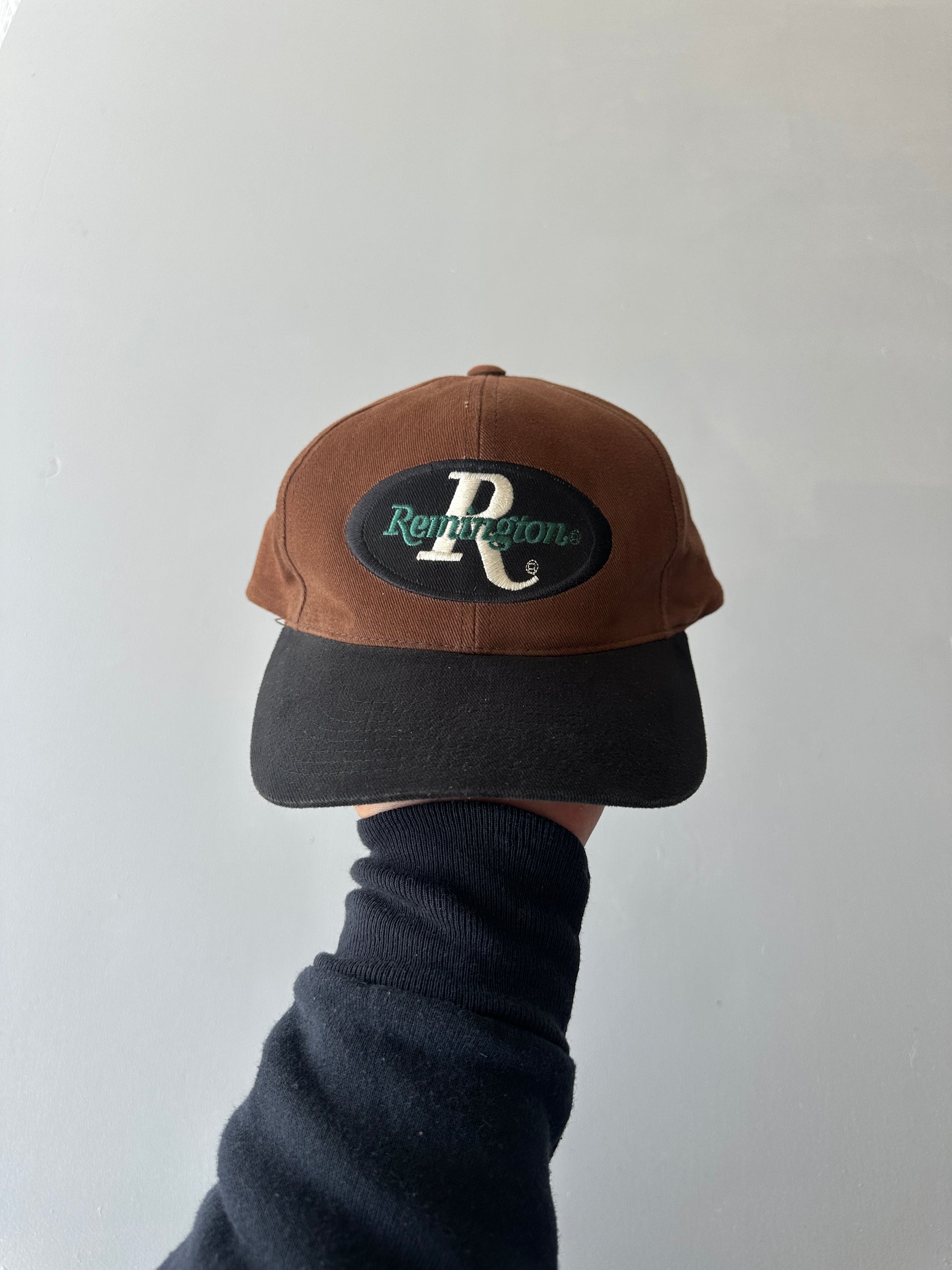 Brown / Black Remington 90's Vintage SnapBack Trucker Cap