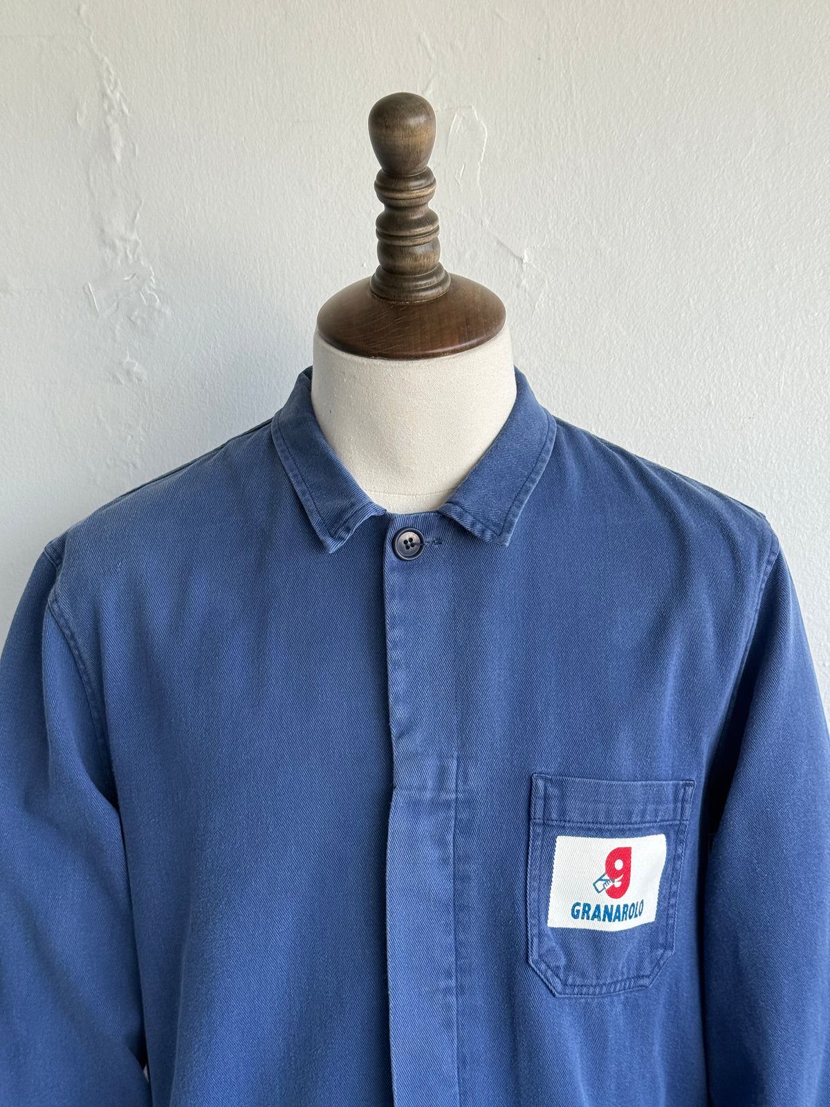 Blue Granarolo 70's Vintage Italian Workwear Chore Jacket CH496 - Small