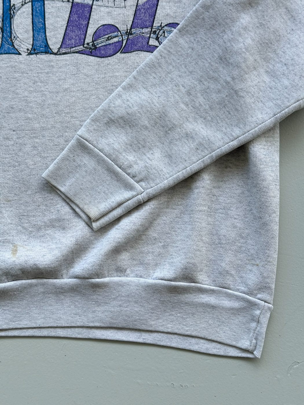 New Orleans Jazz American Vintage  90's Vintage Sweatshirt - Medium