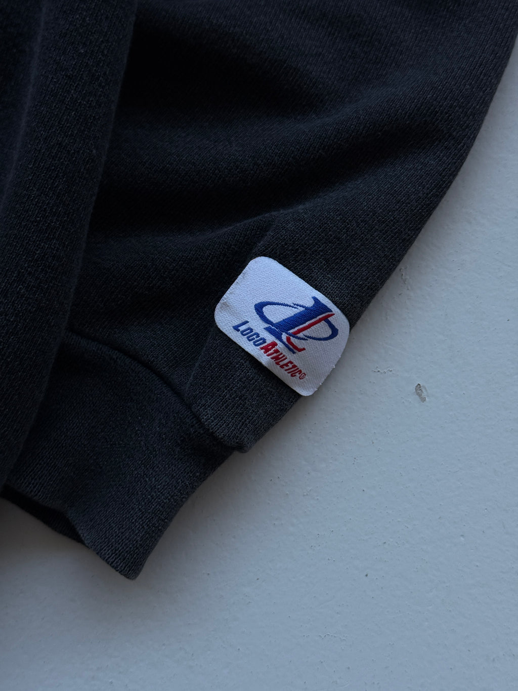 Faded Black Pittsburgh Steelers 90's Vintage Graphic Sweatshirt - Medium