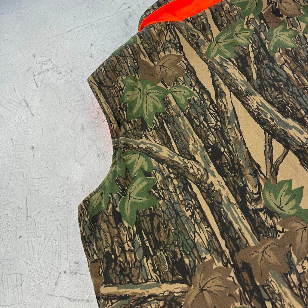 Real Tree Reversible Canvas Hunting Vest - XL