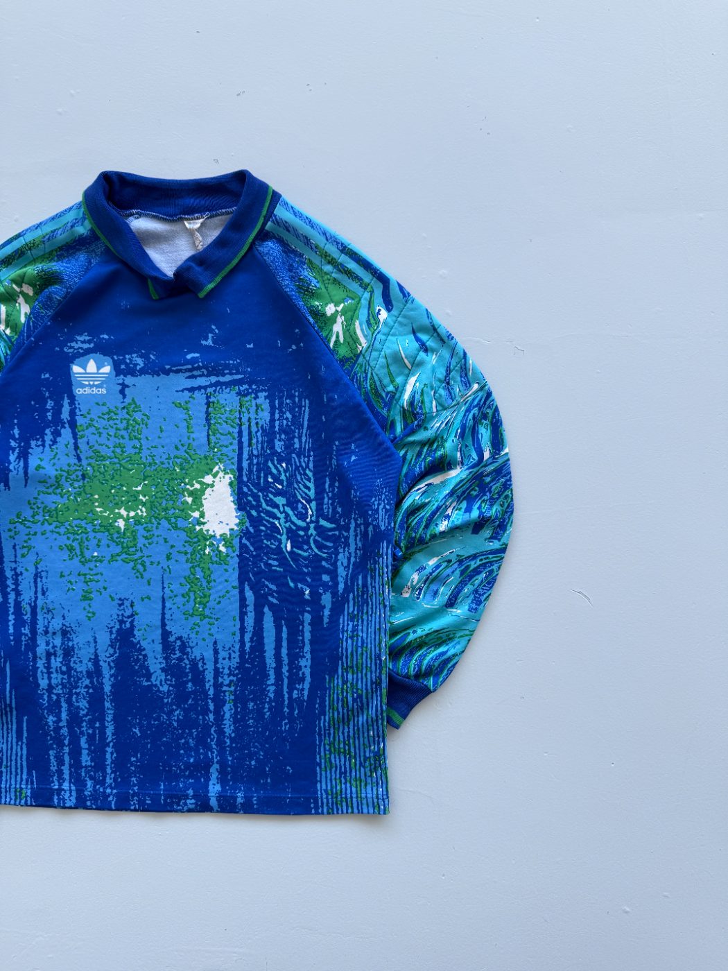 Adidas 90's Vintage Goalkeeper Football Shirt 92/93 France- Medium