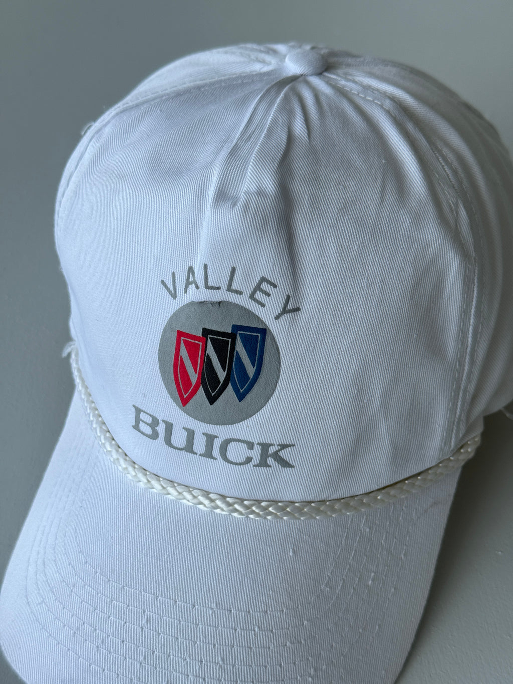 White Valley Buick 90's Vintage SnapBack Trucker Cap