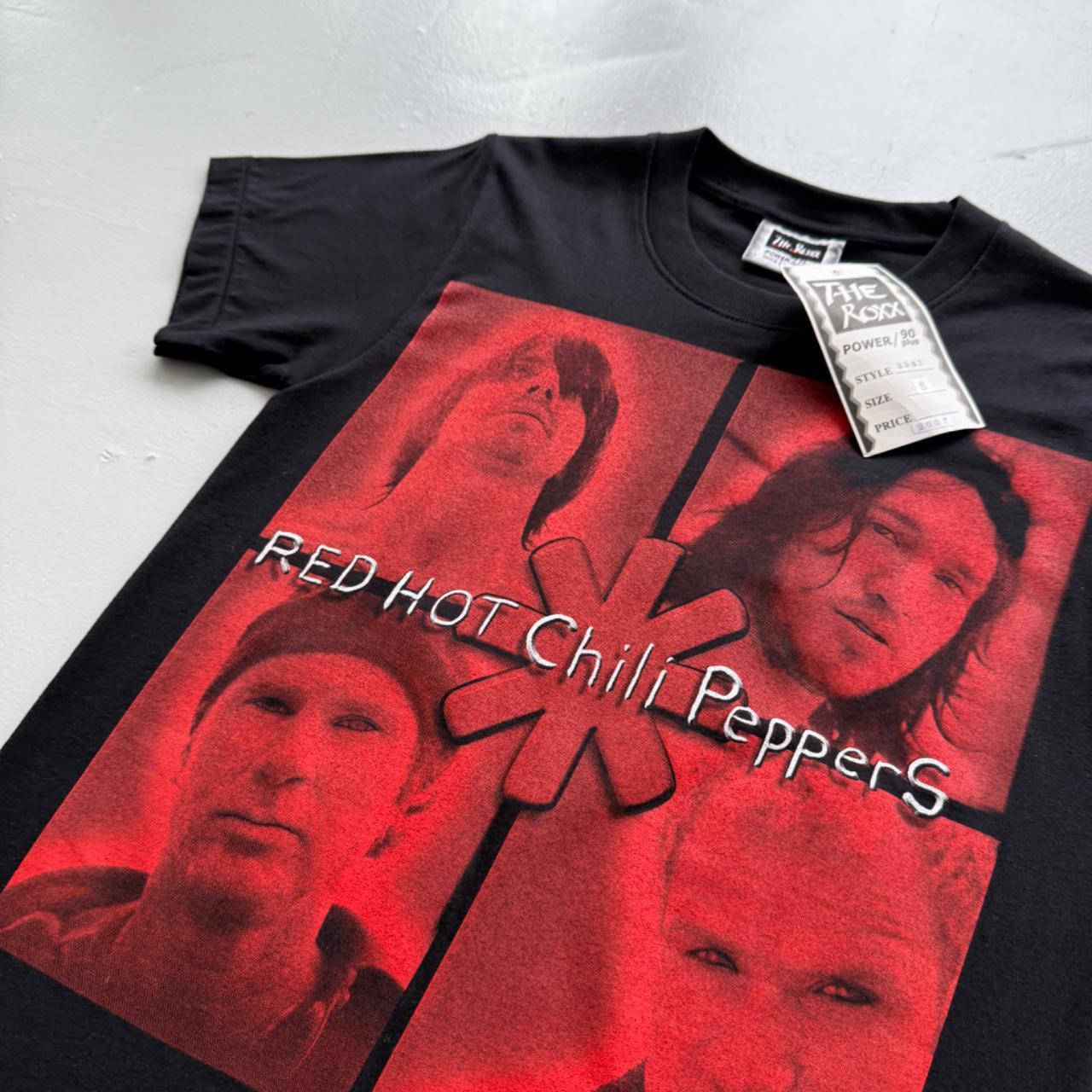 Black Red Hot Chilli Peppers 00s Deadstock Graphic T-Shirt - Small