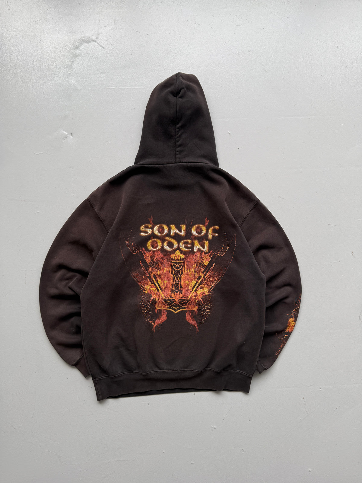 Amon Amarth Son of Oden Vintage Metal Hoodie - Small