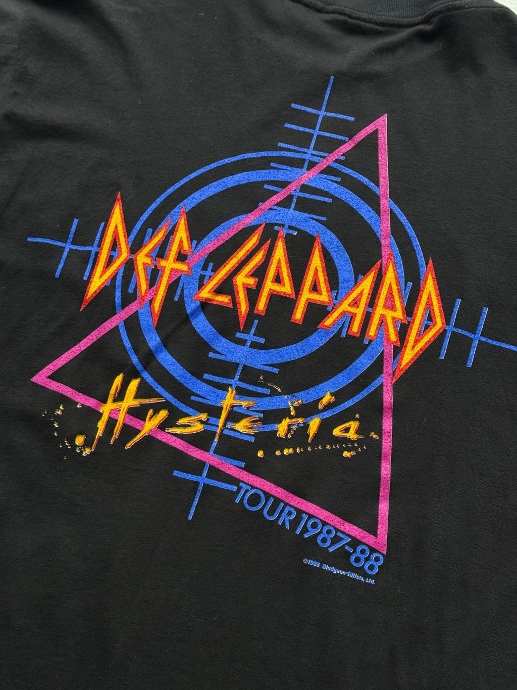Def Leppard Hysteria Tour Rare 1987-88 Single Stitch Vintage T-Shirt - Large