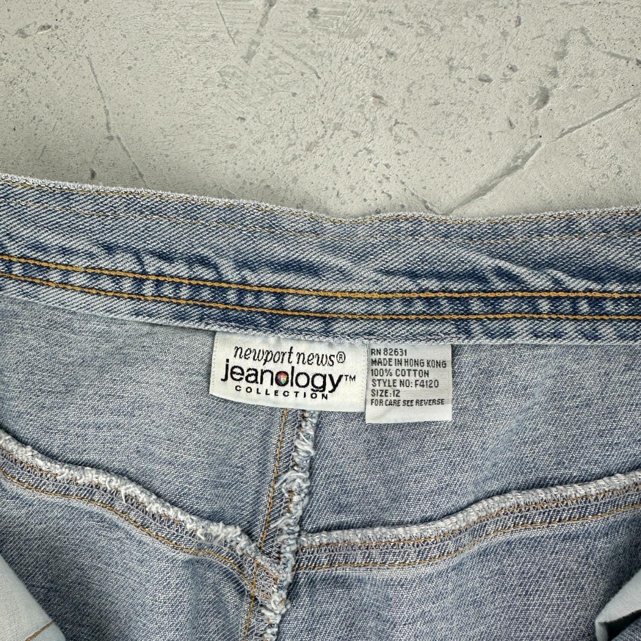 Jeanology Y2K Denim Vintage Maxi Skirt - Size 12 30” x 29”