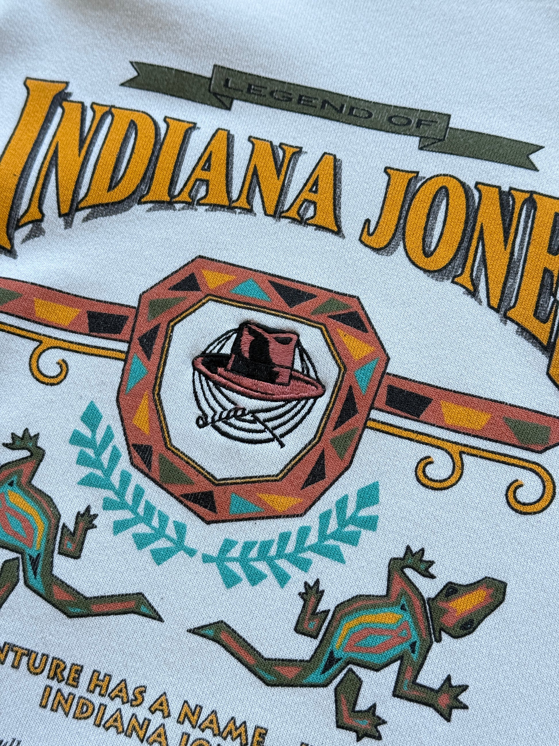Indiana Jones Legend Of 90's Vintage Graphic Sweatshirt - Large