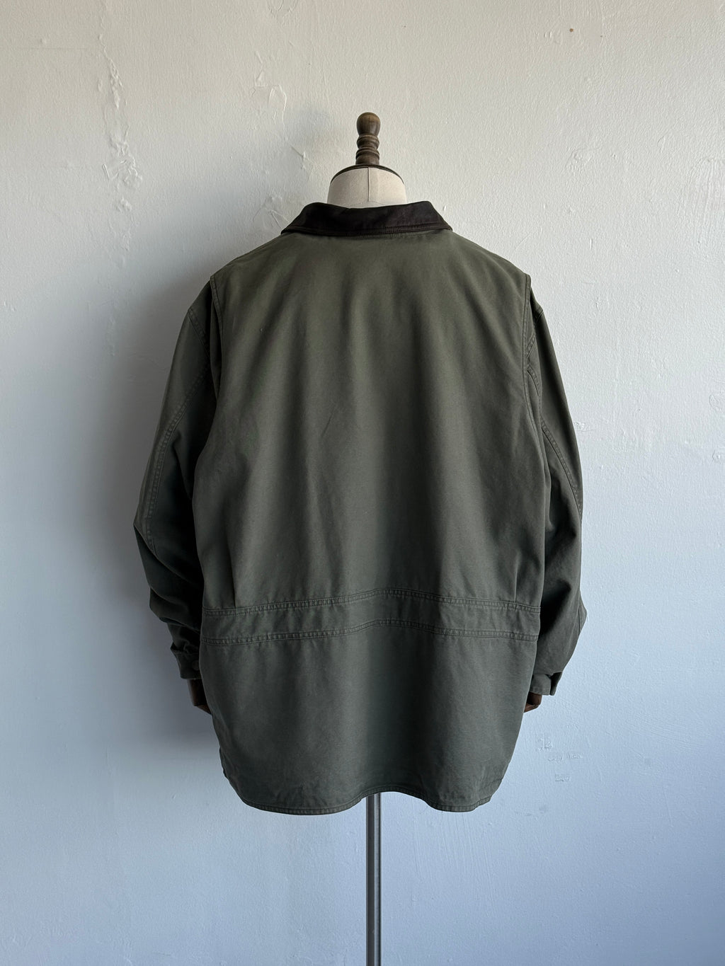 Woolrich Olive Barn Jacket Removable Inner 90's Vintage - XXL
