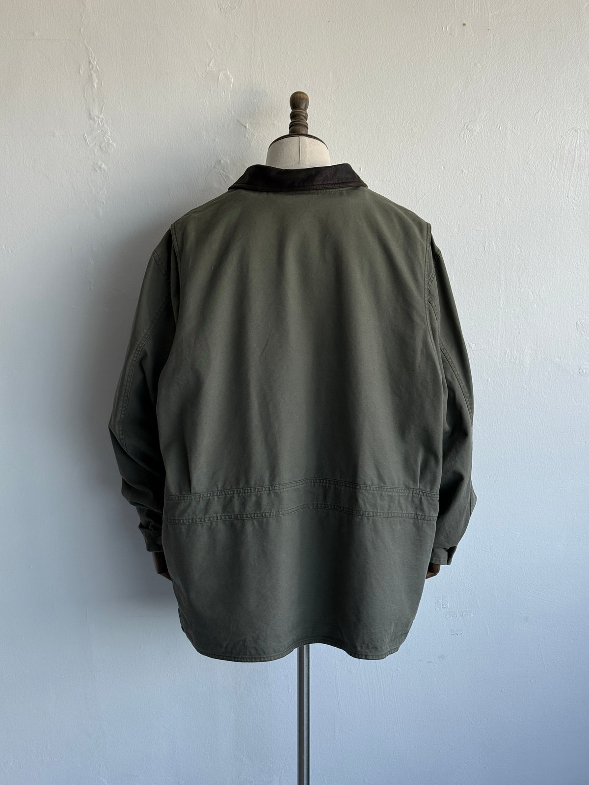 Woolrich Olive Barn Jacket Removable Inner 90's Vintage - XXL
