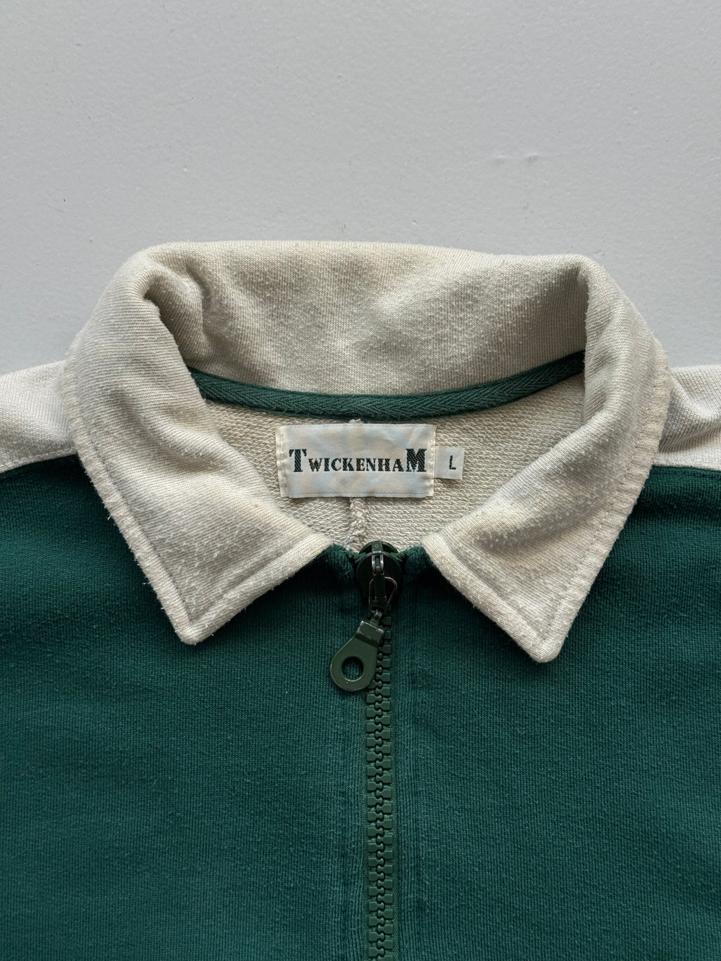 Twickenham Springboks XV World Rugby 90's Vintage Quarter Zip Sweatshirt - XL