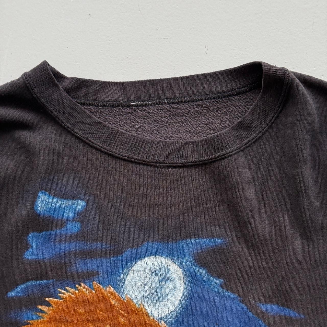 Faded Black Eagle 80’s Vintage Graphic Sweatshirt - Medium