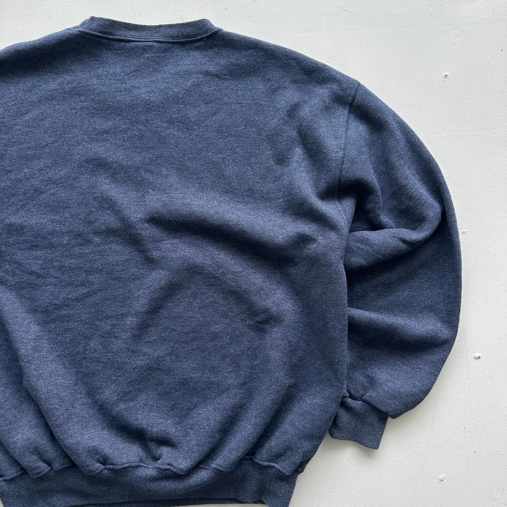 Navy Blue Russell Athletic Vintage Sweatshirt - Large