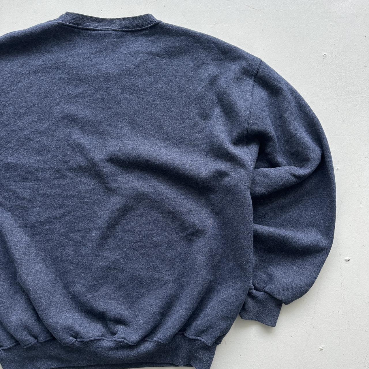 Navy Blue Russell Athletic Vintage Sweatshirt - Large