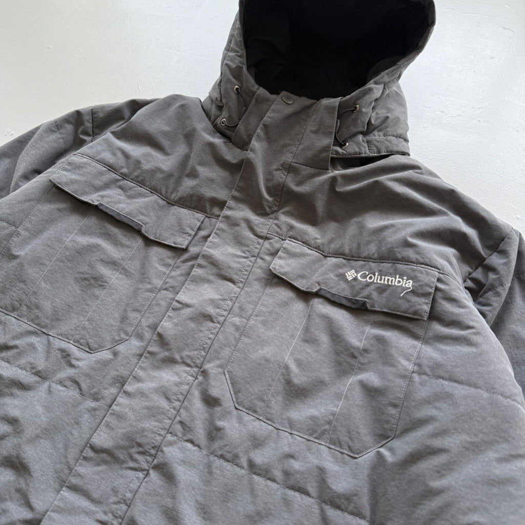 Grey Columbia Modern Heavy Duty Puffer Jacket - XL
