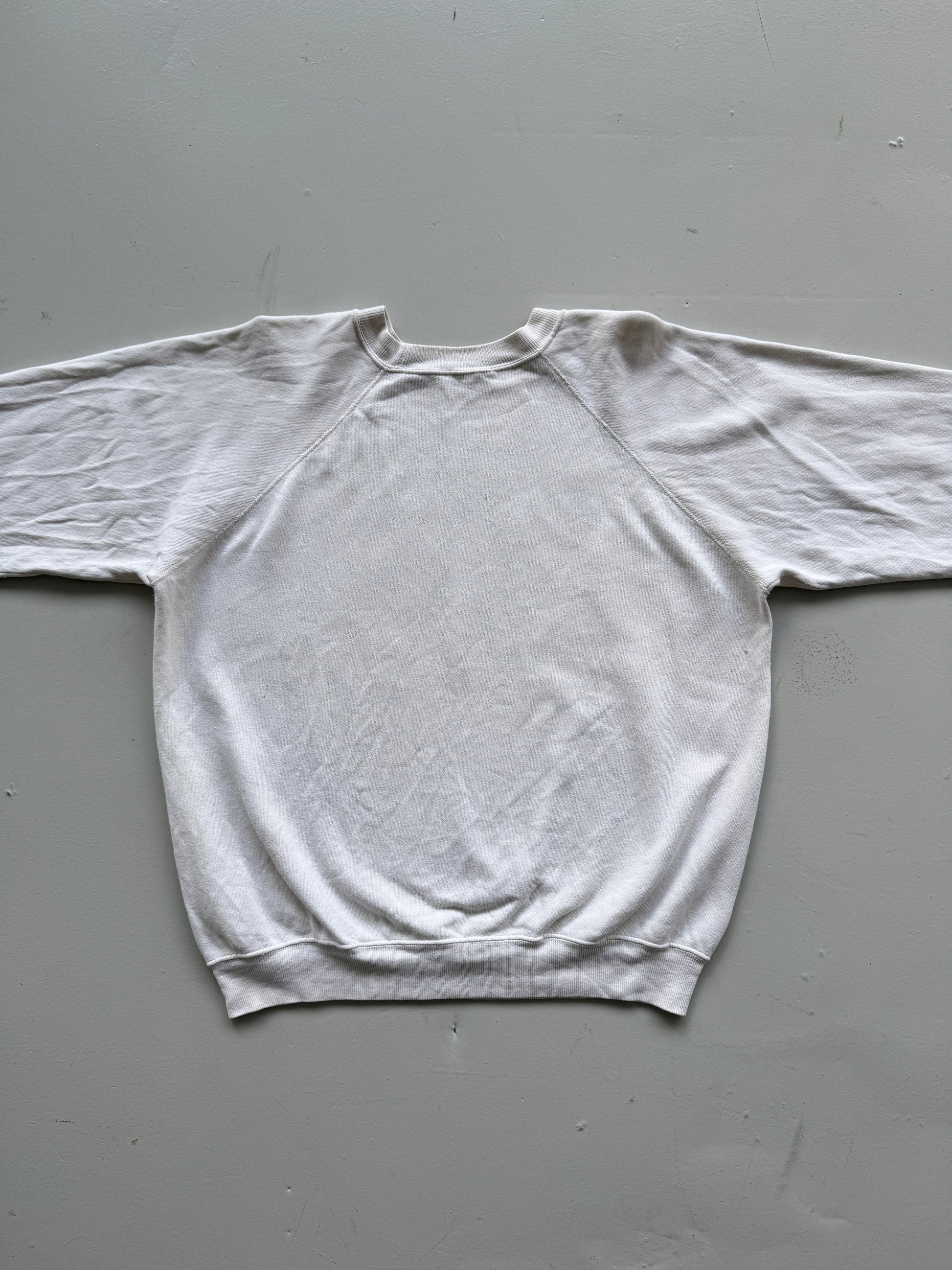 White San Diego College Football 80's Vintage Graphic T-Shirt - Medium