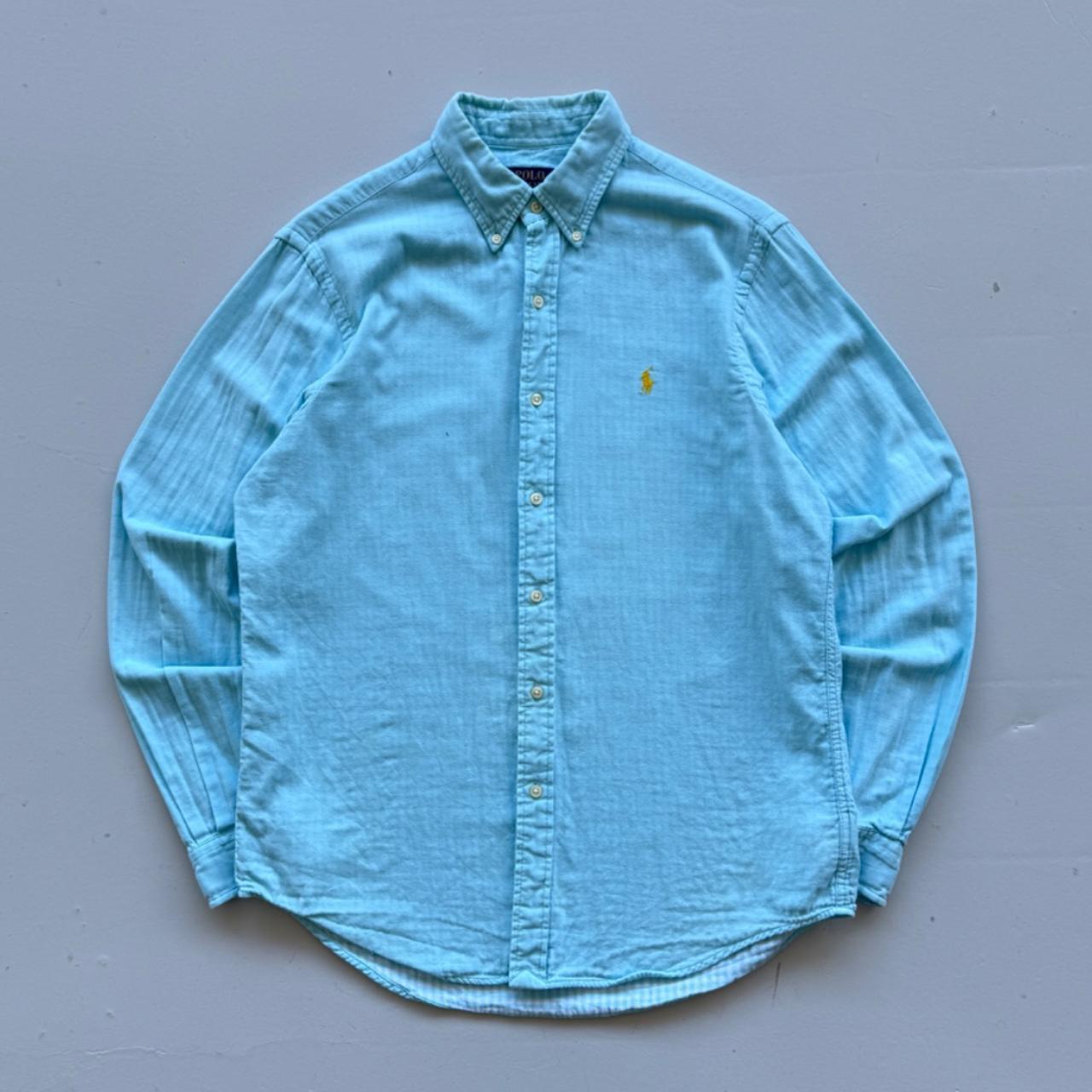 Pale Blue Ralph Lauren 00's Oxford Shirt - Medium